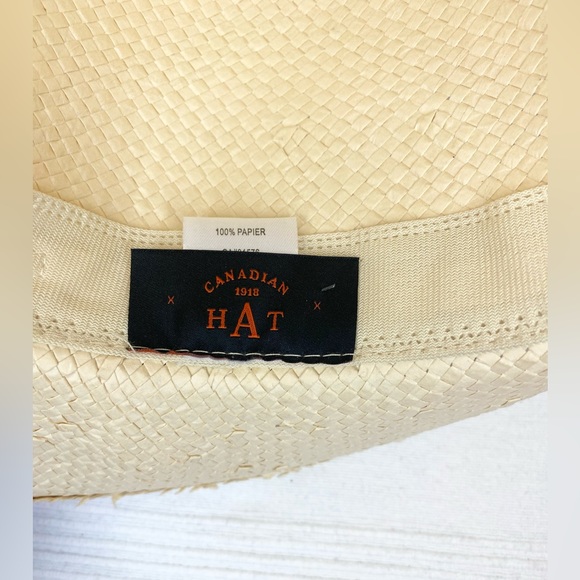 Canadian Hat 1918 Panama Hat With Band - Unisex - Picture 13 of 16